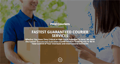 Desktop Screenshot of firstcouriers.net