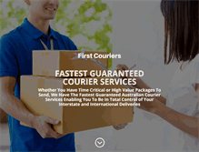 Tablet Screenshot of firstcouriers.net